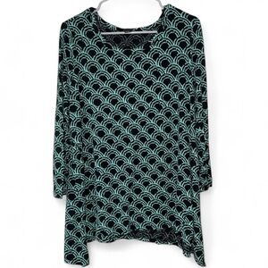 New Directions Scallops Essential Blouse, Size XL